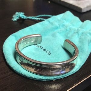 Authentic Tiffany & co 1837 cuff bracelet